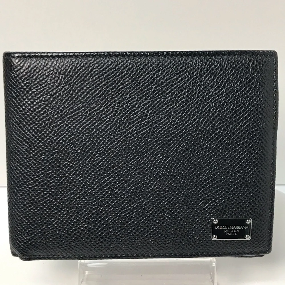 Dolce & Gabbana Leather Bifold Wallet 🖤